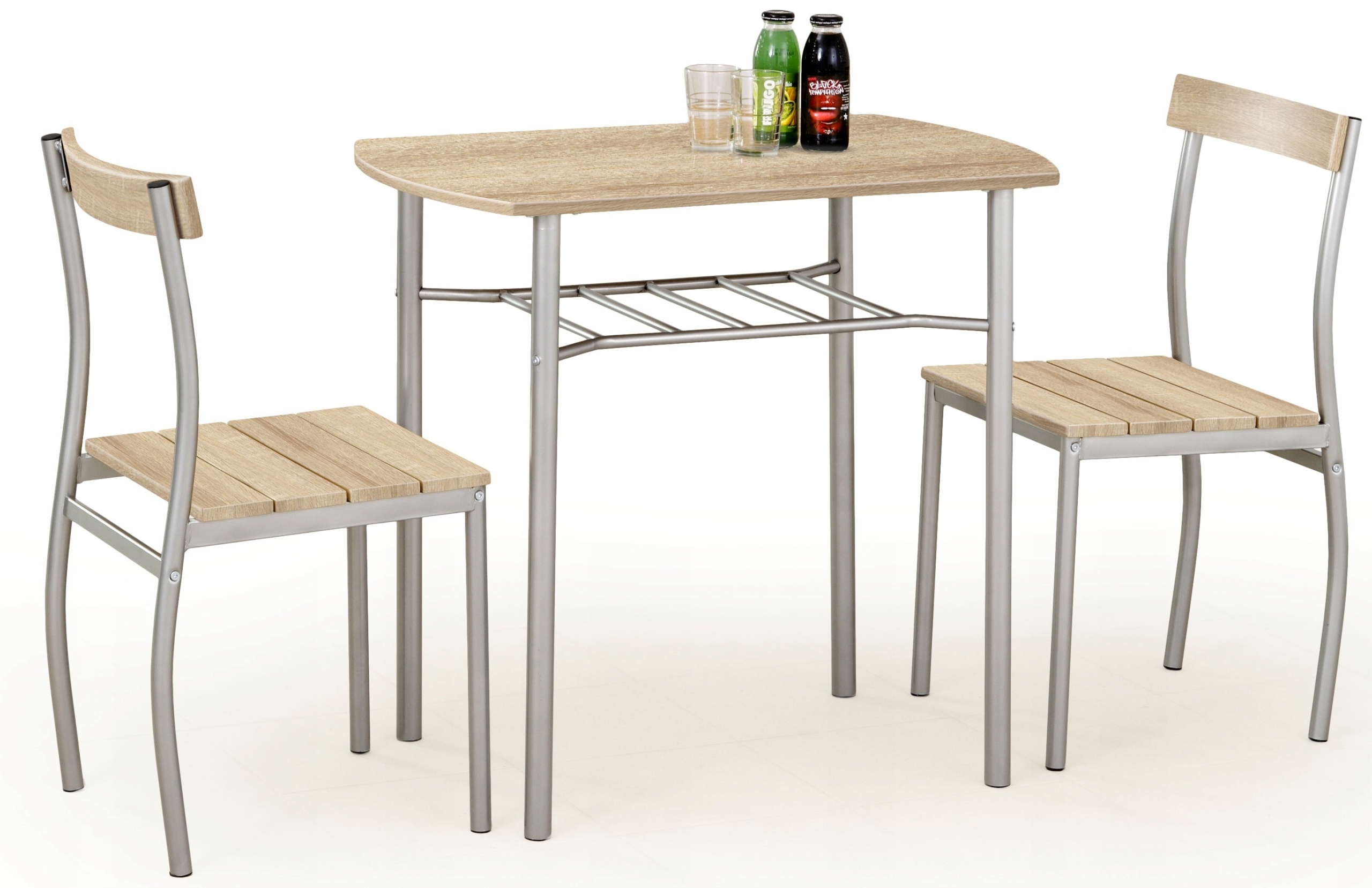 ZESTAW LANCE dąb/sonoma - Stół + 2 krzesła GRATIS