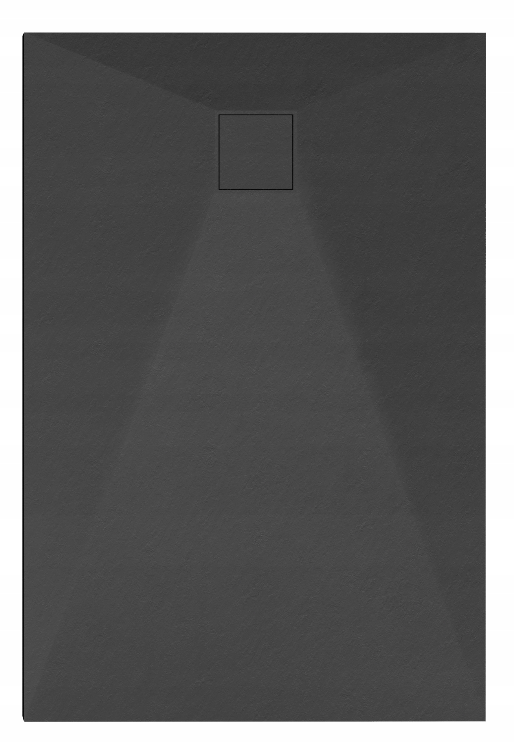Olda Brodzik Prysznicowy Czarny 80x120 cm