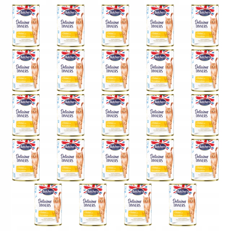 Butcher's Delicious Dinners krmivo pro kočky pro kočky 400 g X24