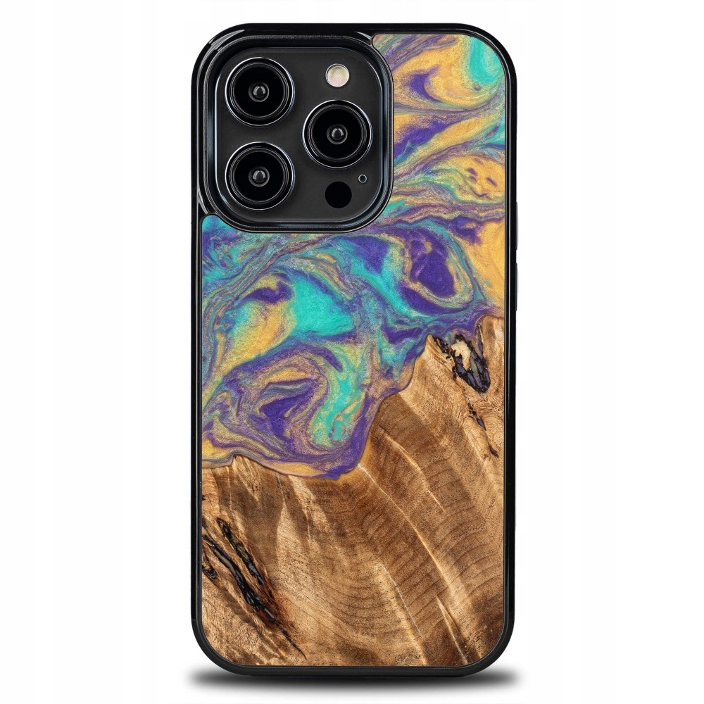 Etui Bewood Unique do iPhone 15 Pro Planets Merkury