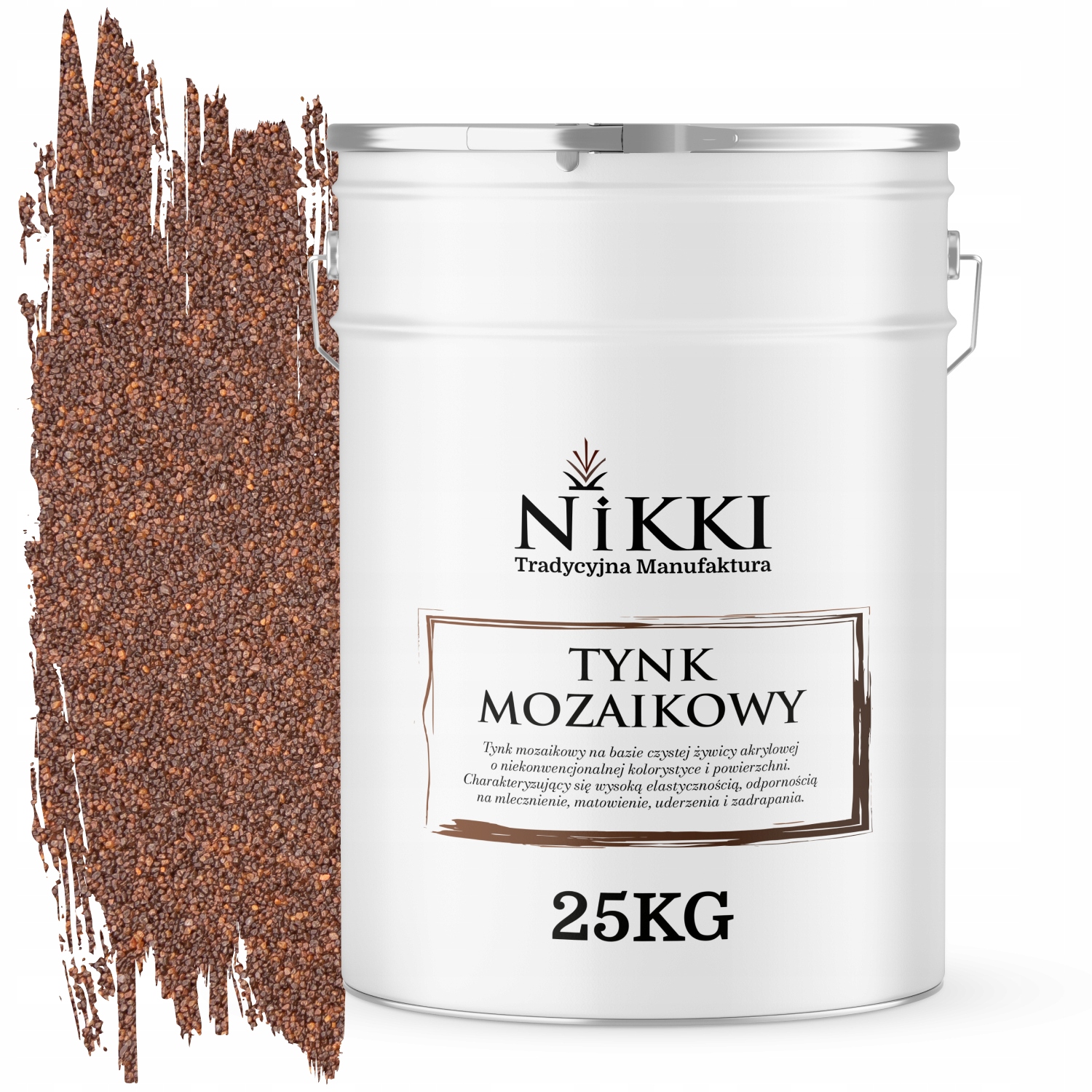 Mozaiková Omietka Živicová 25 Kg Vonkajšia Farba Hnedá Tmavá M72