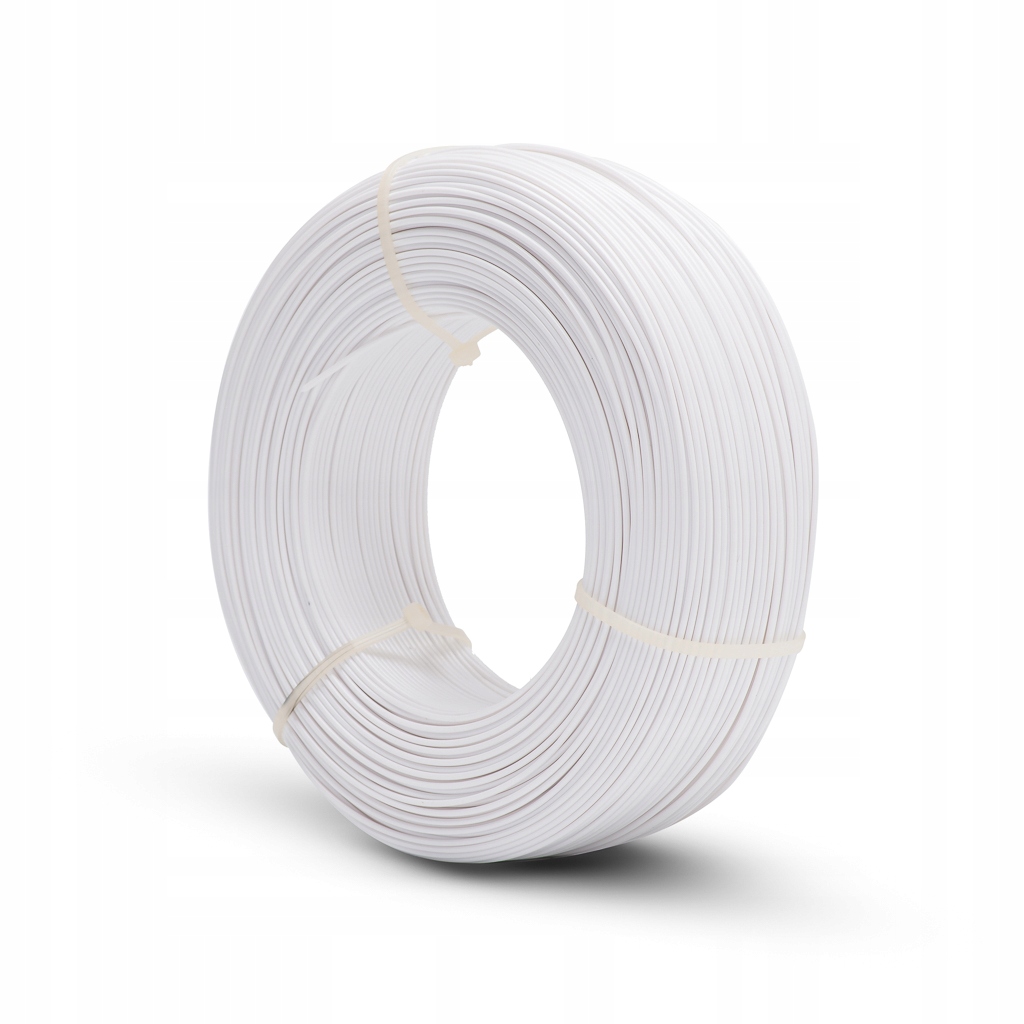 Filament Fiberlogy Easy PET-G Refill White Biały 1,75mm 0,85kg Materiał PETG
