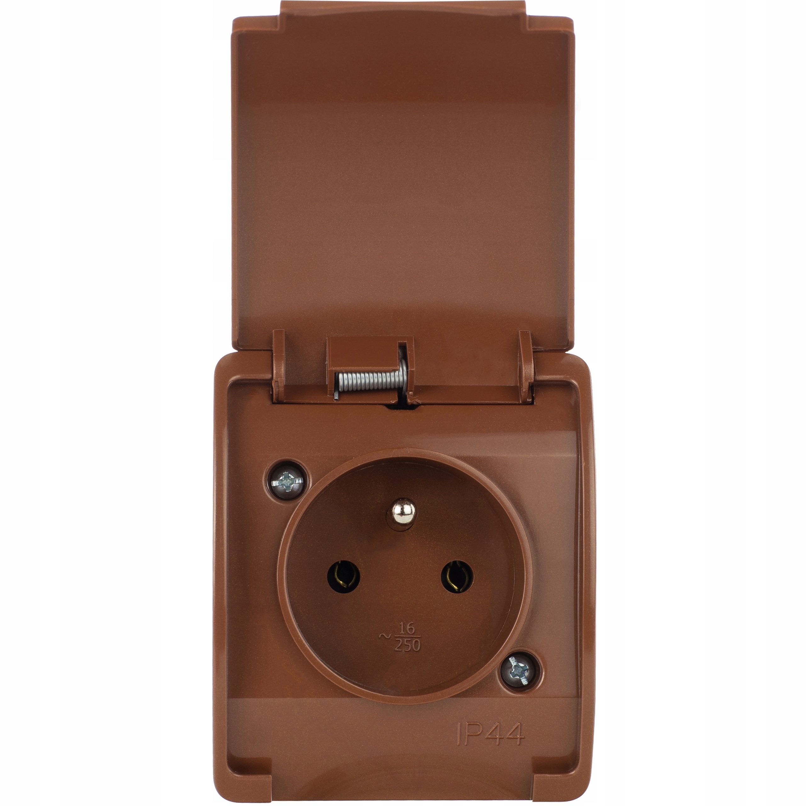 Gniazdo pojedyncze hermetyczne IP44 natynkowe Marka Viplast