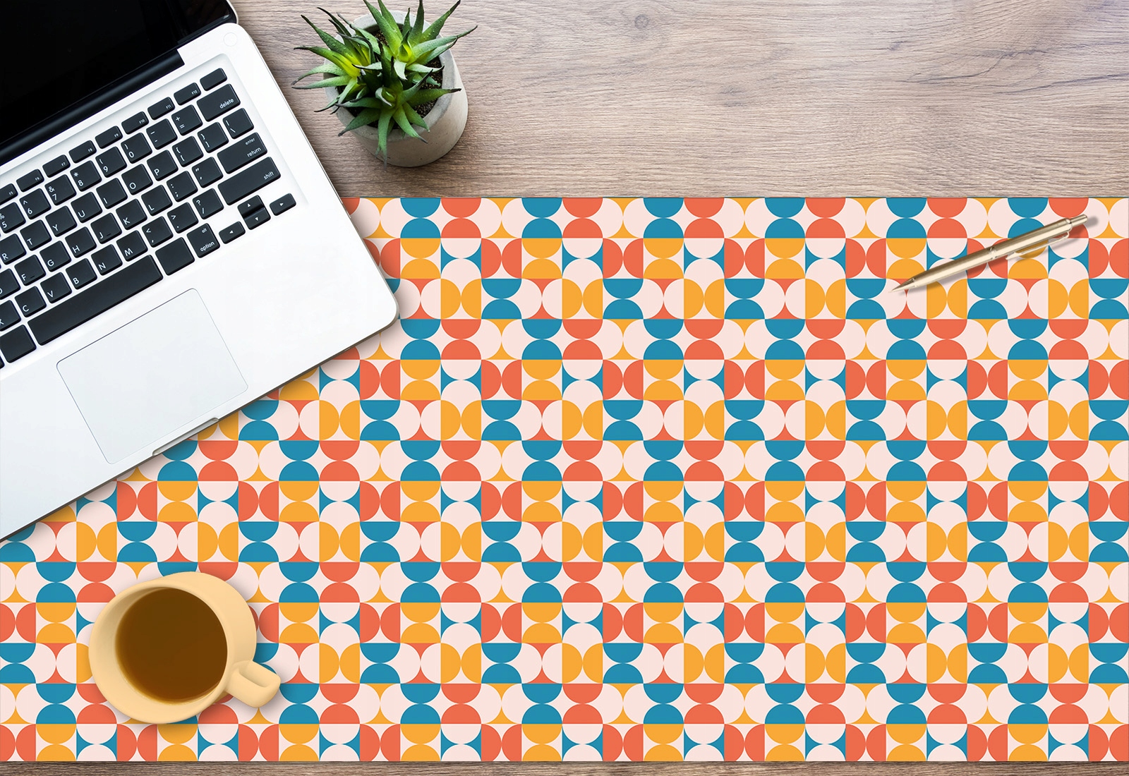 Mata ochronna 90x45 na Biurko Kolorowe Elementy Marka matoMAT