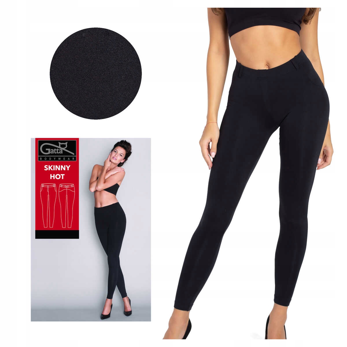 Gatta dámské legíny sexy přiléhavé Skinny hot 4502s S