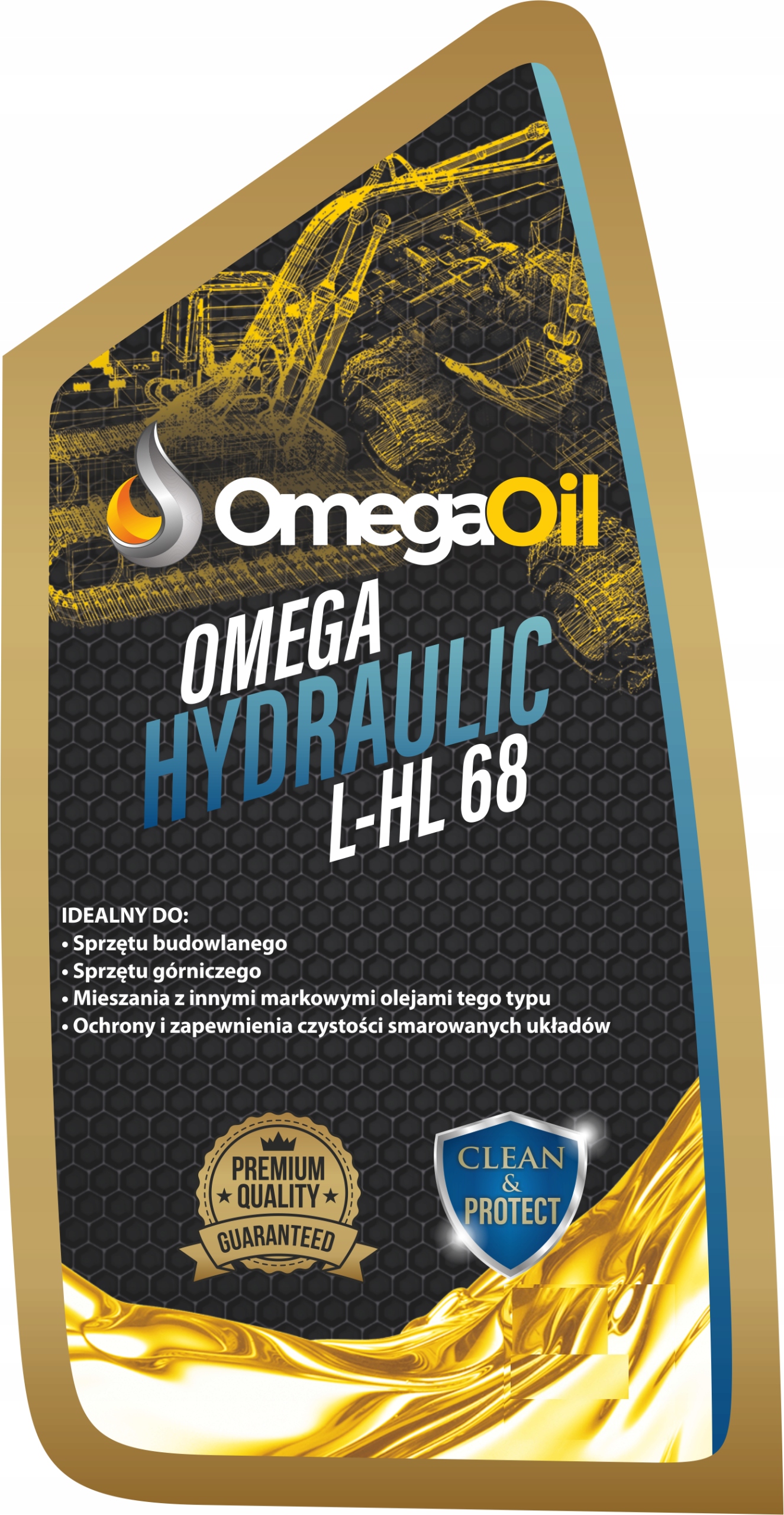Omega Olej Hydrauliczny L-hl 68 Hl 68 20L Cz-wa