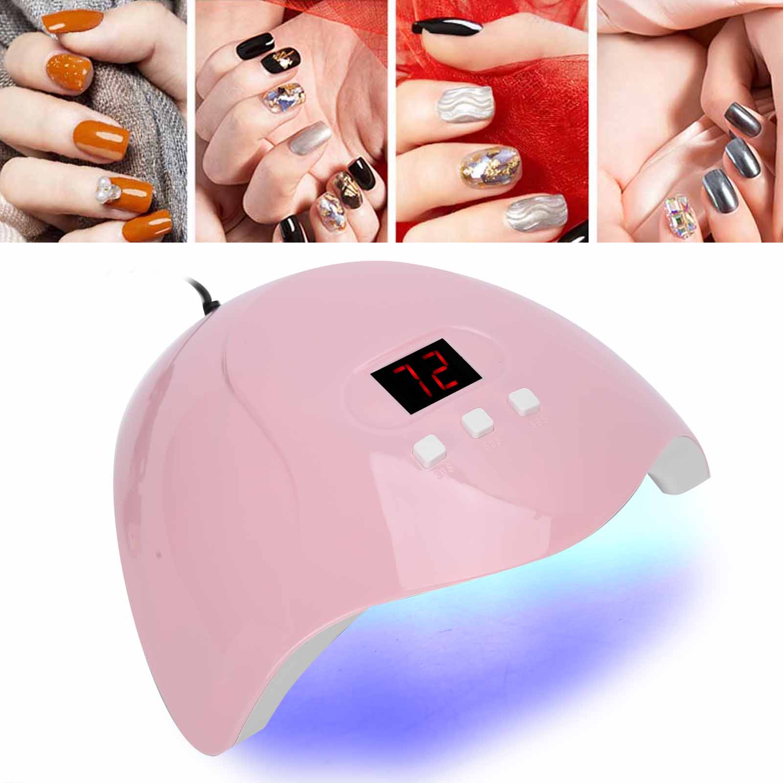 Сушарка для гелю для нігтів 54w уф-світлодіодна Nail Art лампа затвердіння — фото 9