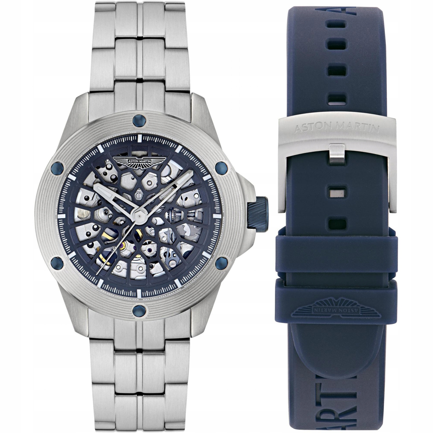 Pánské Hodinky Aston Martin MTRR1F504 šedý náramek