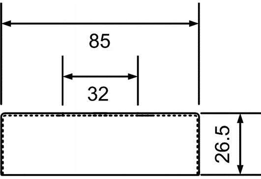 MASKOWNICA ROZETA MASKUJĄCA MOSIĘŻNA FI 32mm CHROMOWANA SOLIDNA MCALPINE Marka McAlpine