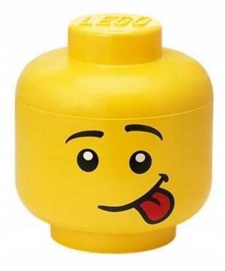 Lego pojemnik główka mini silly boy