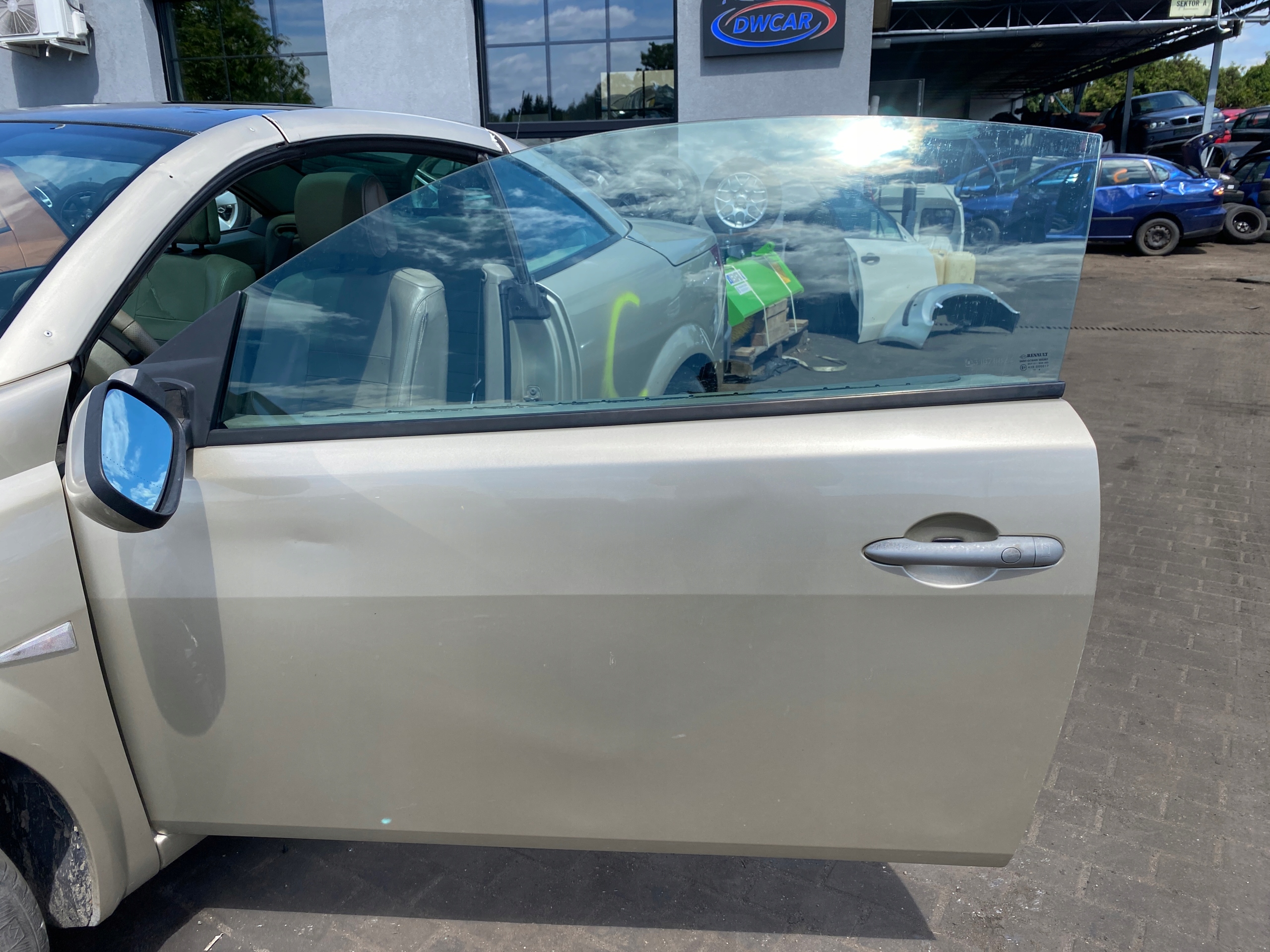 door left front front Renault Megane 2 II CC 03-09 kod lakieru TED 11