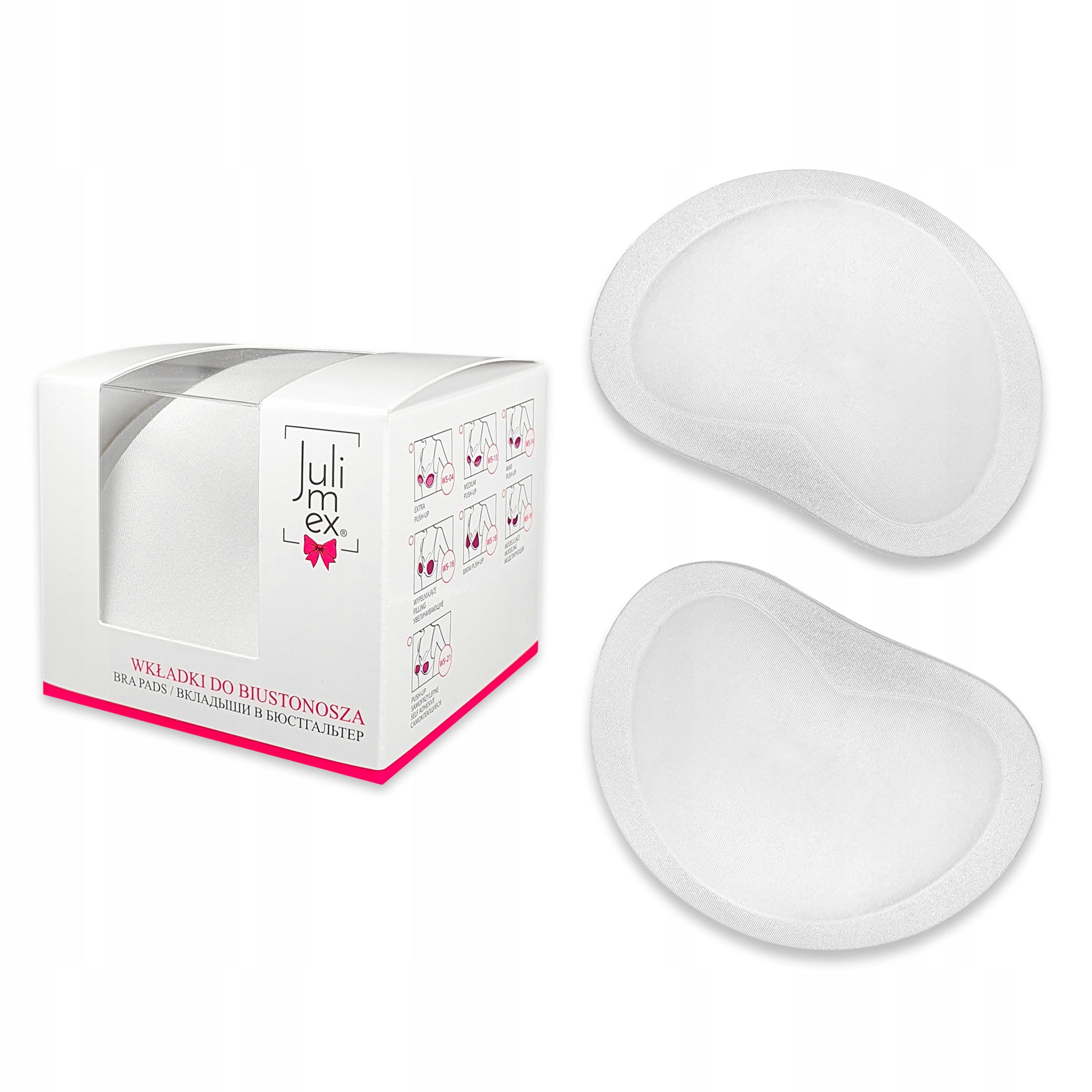 

Wkładki WS-21 samoprzylepne Julimex Pushup Białe