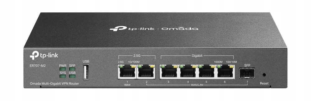 TP-Link ER707-M2 router Omada 2,5Gbit