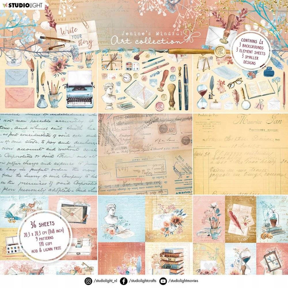 Zestaw papierów 20x20 StudioLight Write Your Story