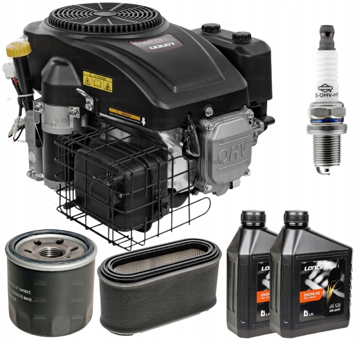 Zestaw Silnik Loncin Do Traktora LC1P92F 452CM3 2X Olej 1,4L Filtr