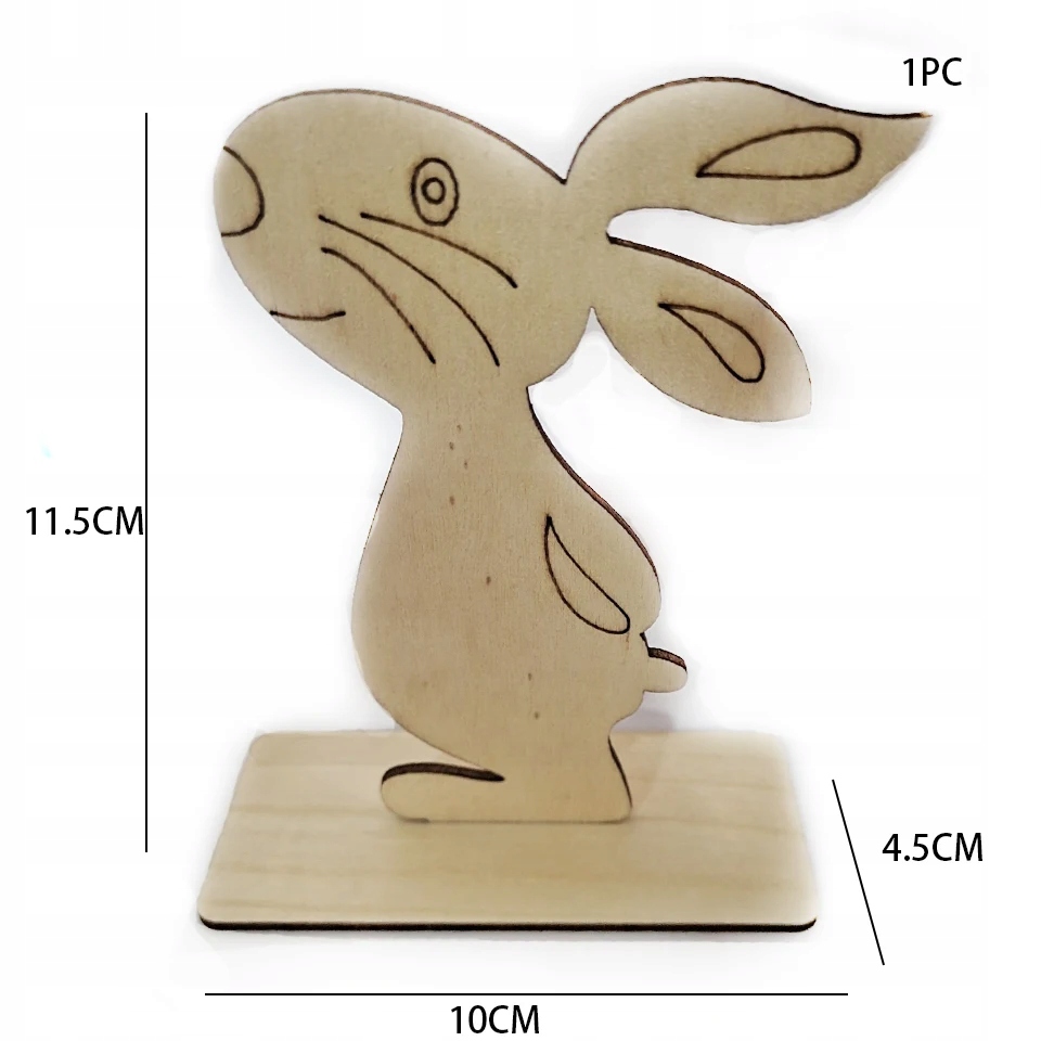 OZDOBA FIGURKA ŚWIĄTECZNA WIELKANOC ZAJĄC DEKOR model 5 Marka inna
