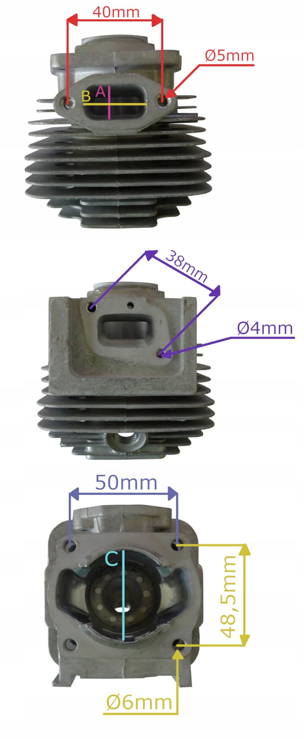 CYLINDER KOSY AL-KO 463230 40MM Typ cylinder
