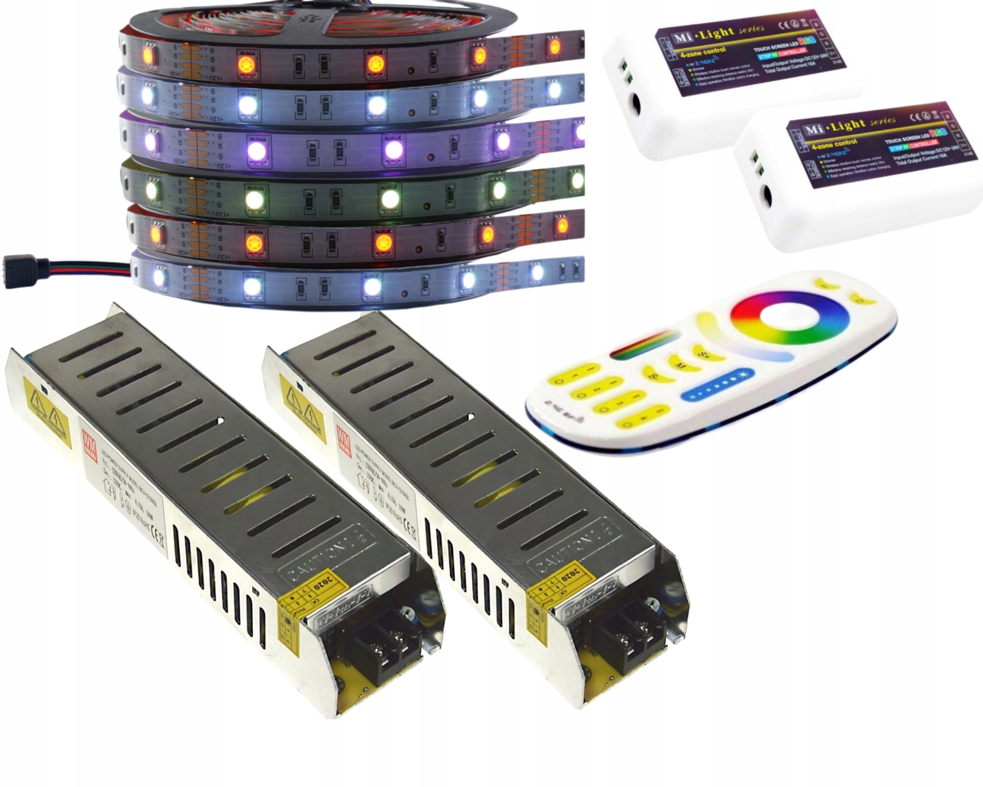 Set Led pásek Rgb 5050 Mi-Light Premium 4Z 30 m