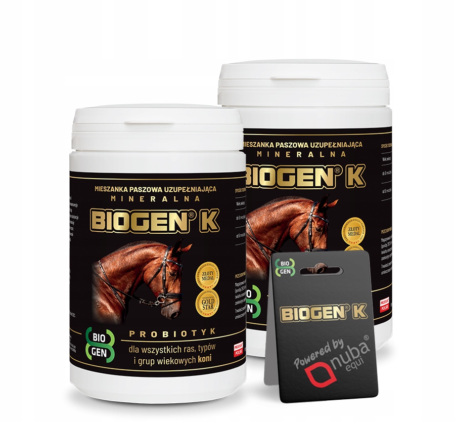 Biogen K 1kg probiotyk dla koni (Nuba Equi)