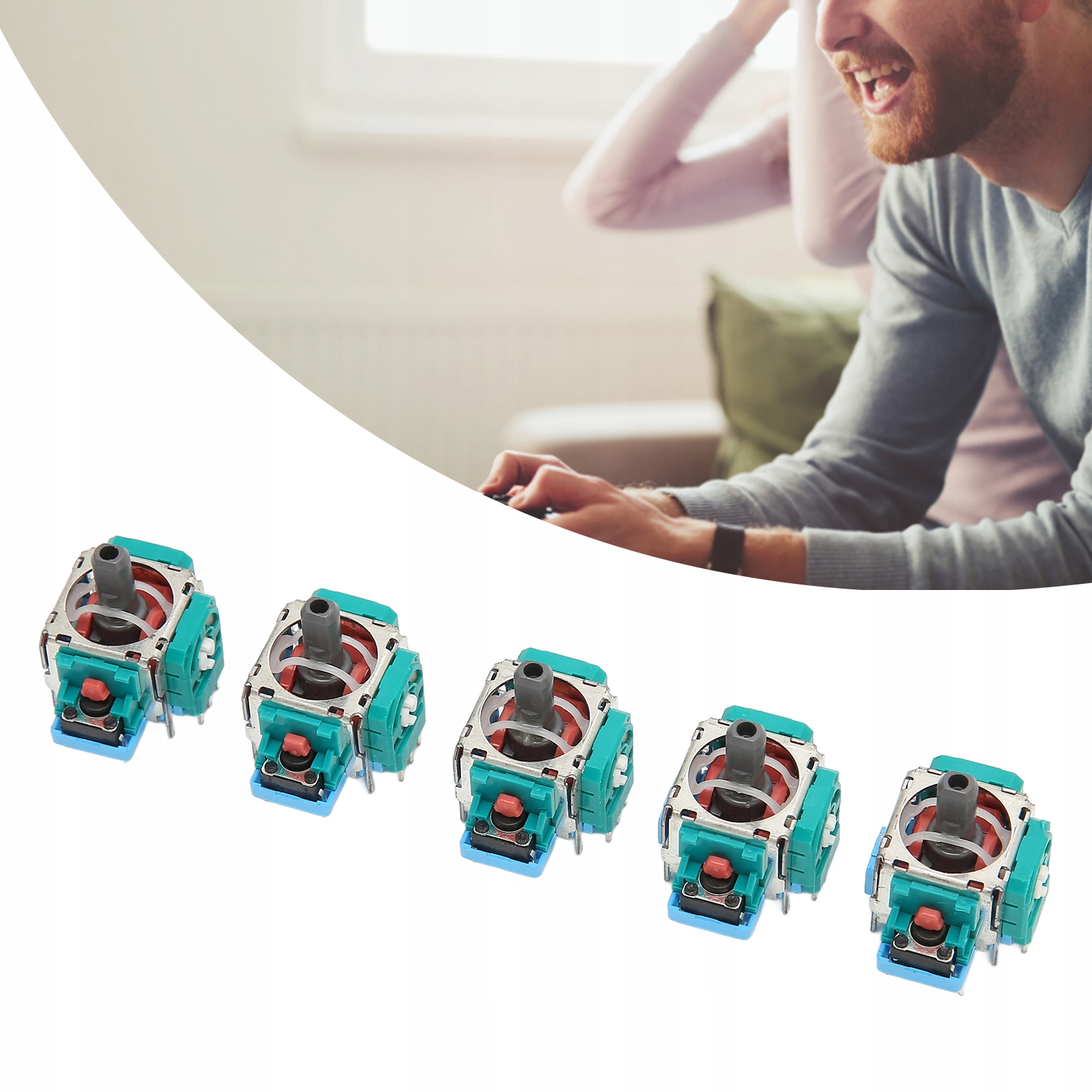 5 X ANALOG 3D GAŁKA JOYSTICK PS5 Kod producenta 2610220216311