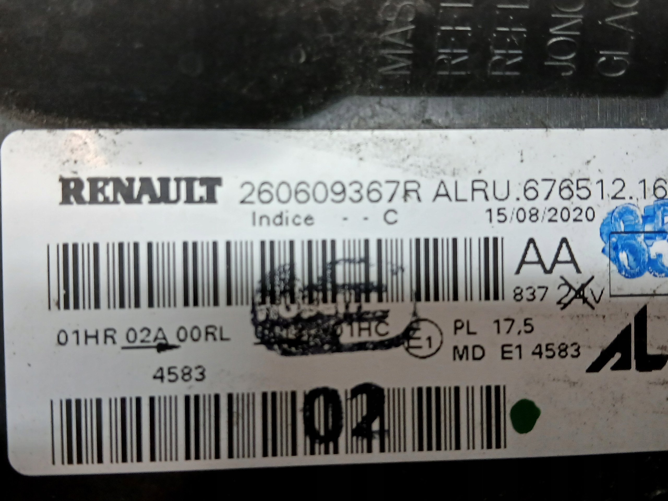 light front left DACIA DUSTER II 2 18-21 LED 260609367R