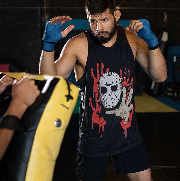 TANK TOP HORROR/ROCK JASON BLOOD Rozmiar M