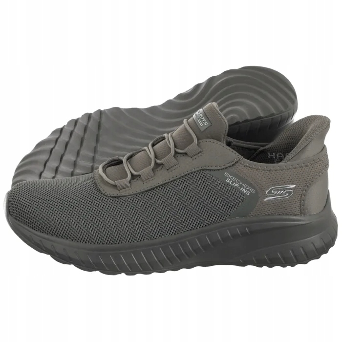 Pánské sportovní boty Skechers Bobs Squad Slip-Ins Olive 118303/OLV
