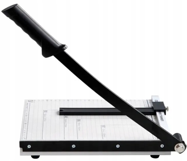 RĘCZNA NOŻOWA GILOTYNA DO PAPIERU INTROLIGATORSKA B7-A4 SAMOOSTRZĄCA METAL Typ gilotyna