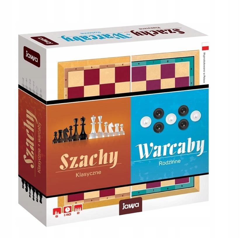 

Gra Szachy Klasyczne Warcaby 2w1 GRA–58 Jawa