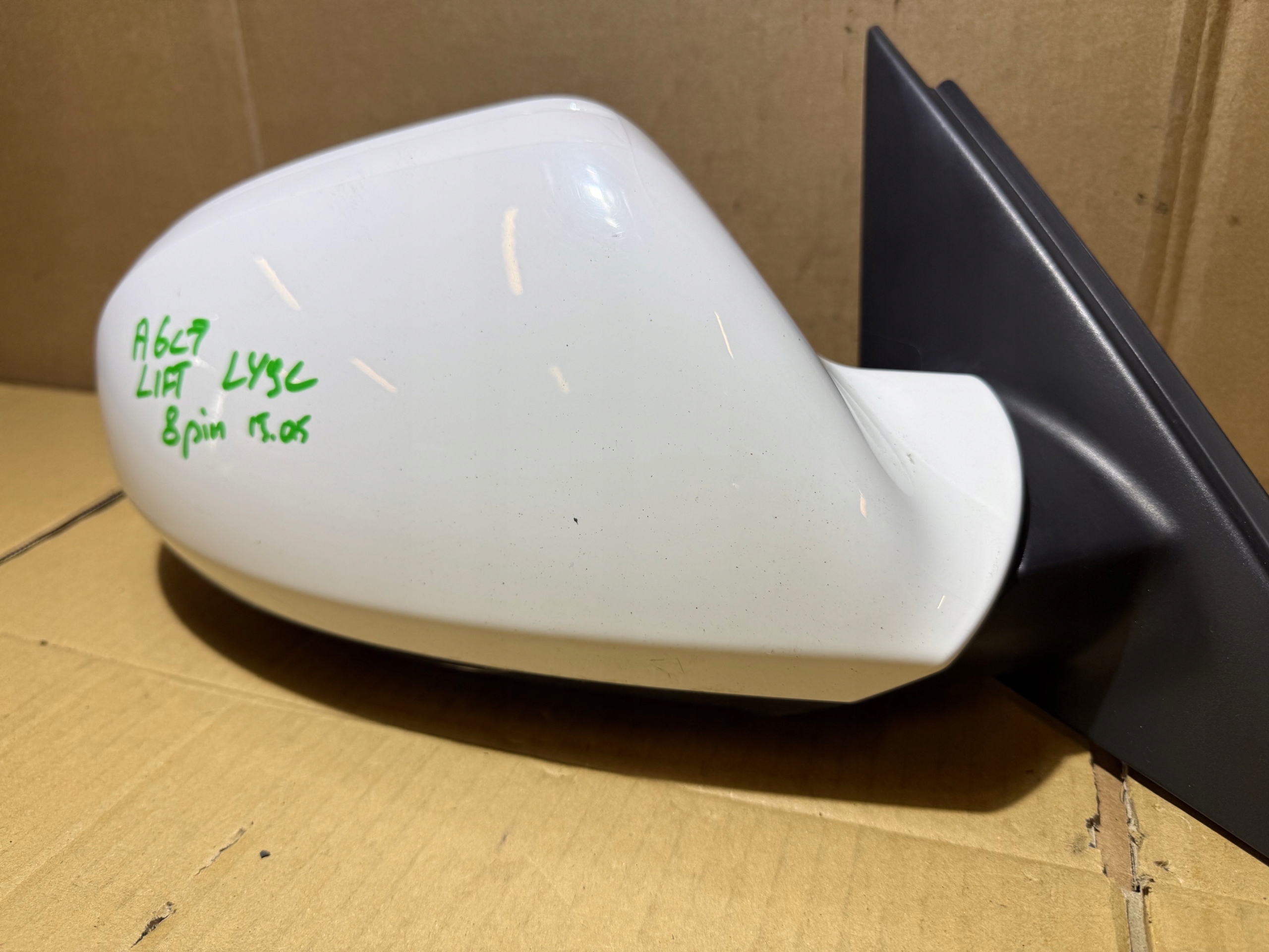 AUDI A6 C7 LIFT LY9C mirror right 8 PIN