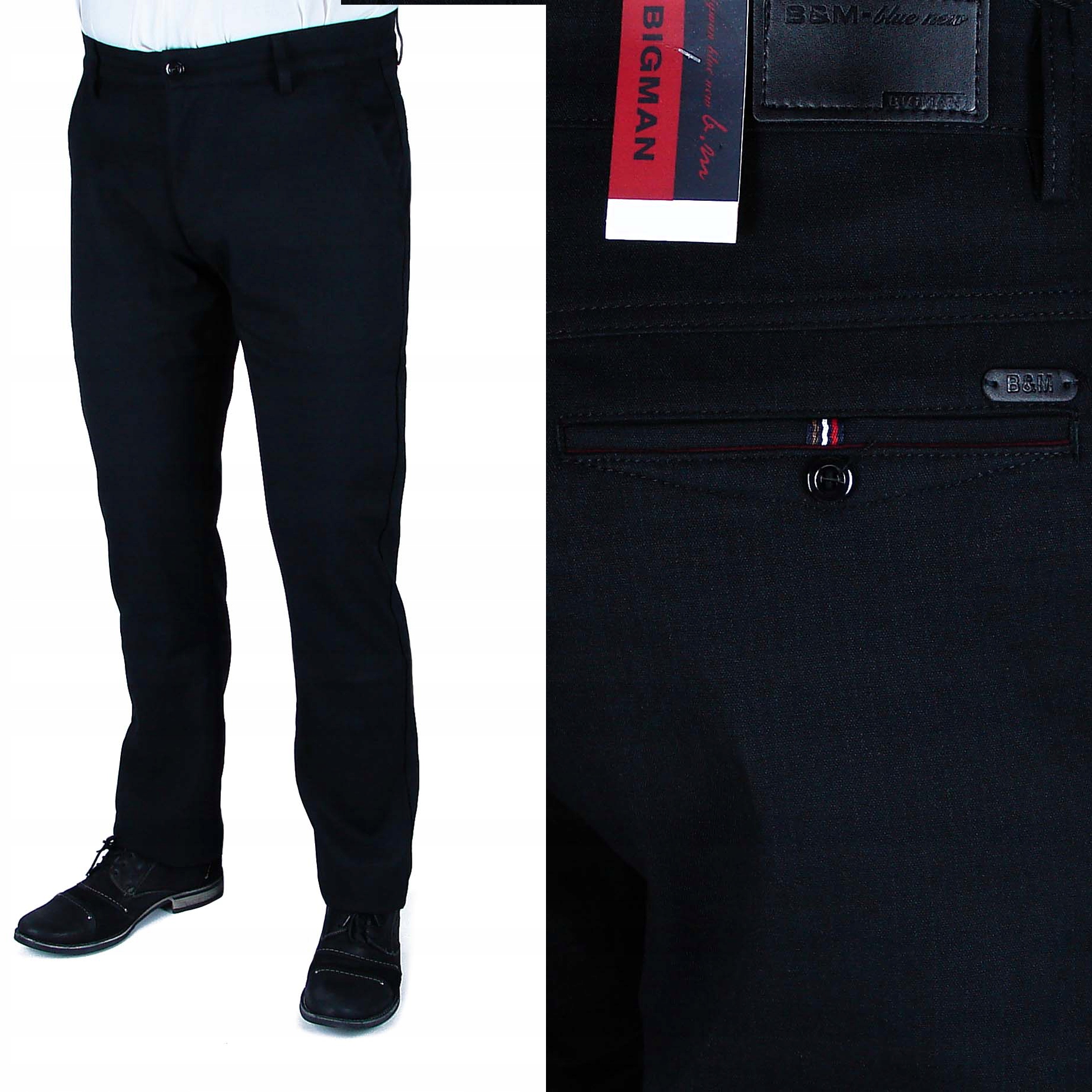 Pánské Návštěvní Kalhoty W42 L30 W110-112 cm