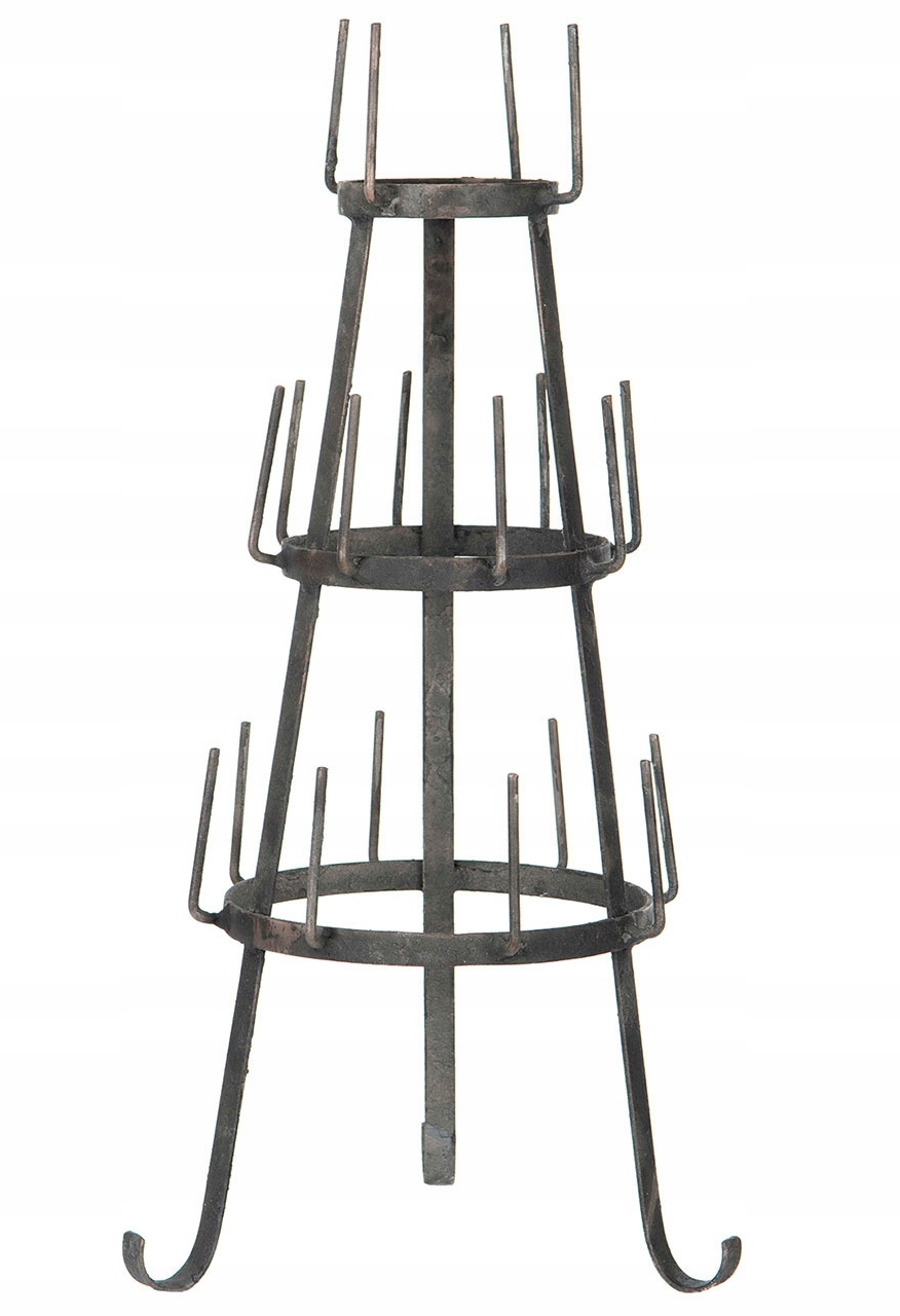 Stojan Na Šálky kuchyňský kovový loftový styl dekorace do kuchyně obývacího pokoje 57 cm