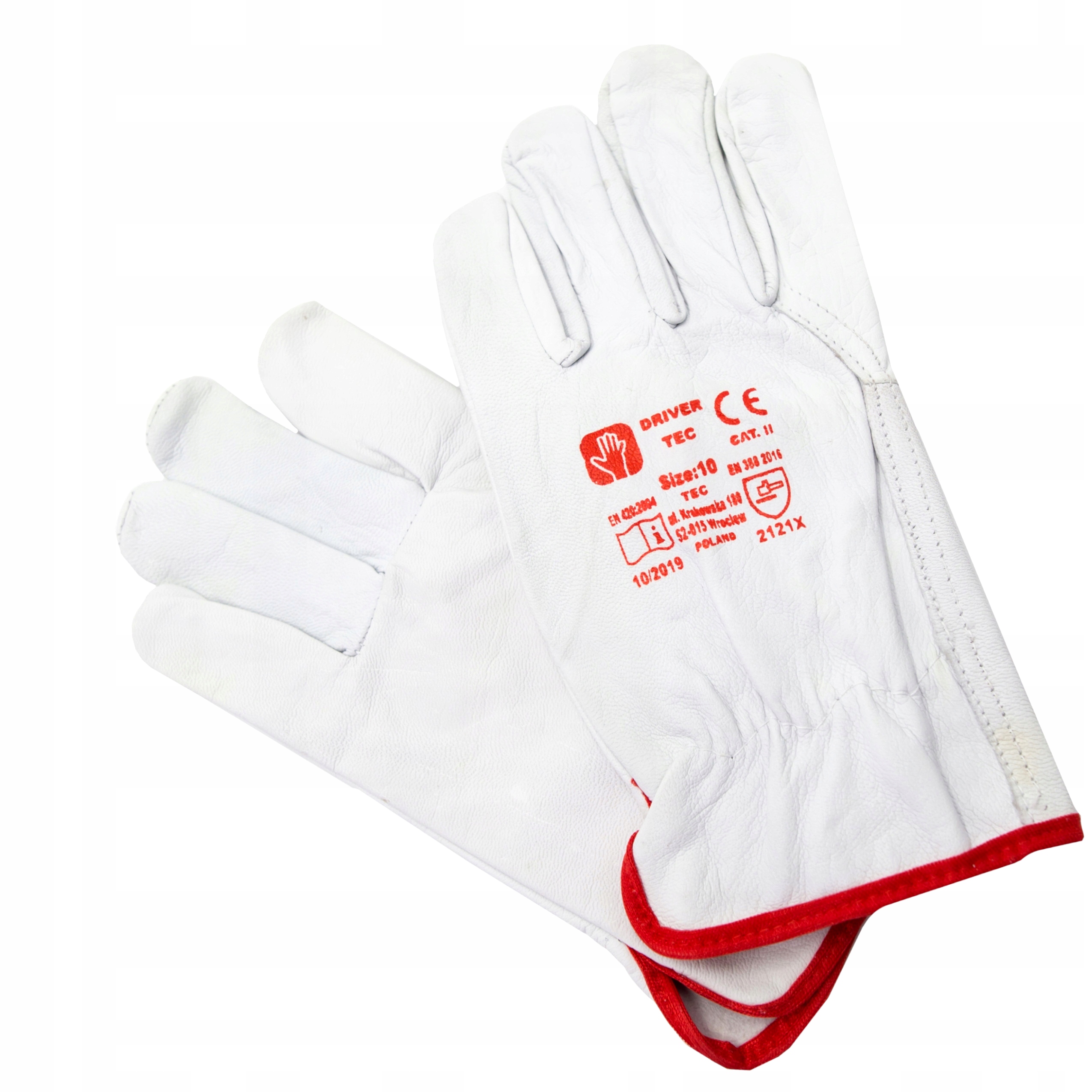 Rękawice Ochronne Robocze DRIVER TEC Rozmiar 10