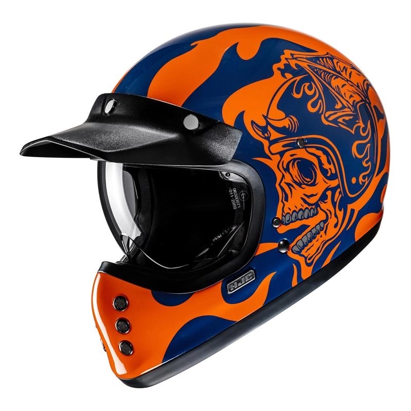 Motocyklová prilba Hjc V60 Flame Black/red čierna červená Darčeky