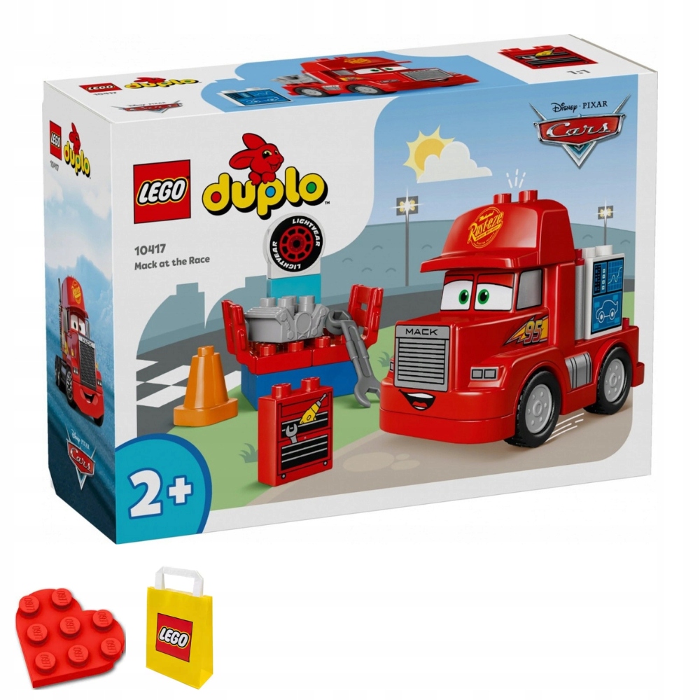 stavebnice Lego Duplo Maniek na závodě 14 dílků od 2 let