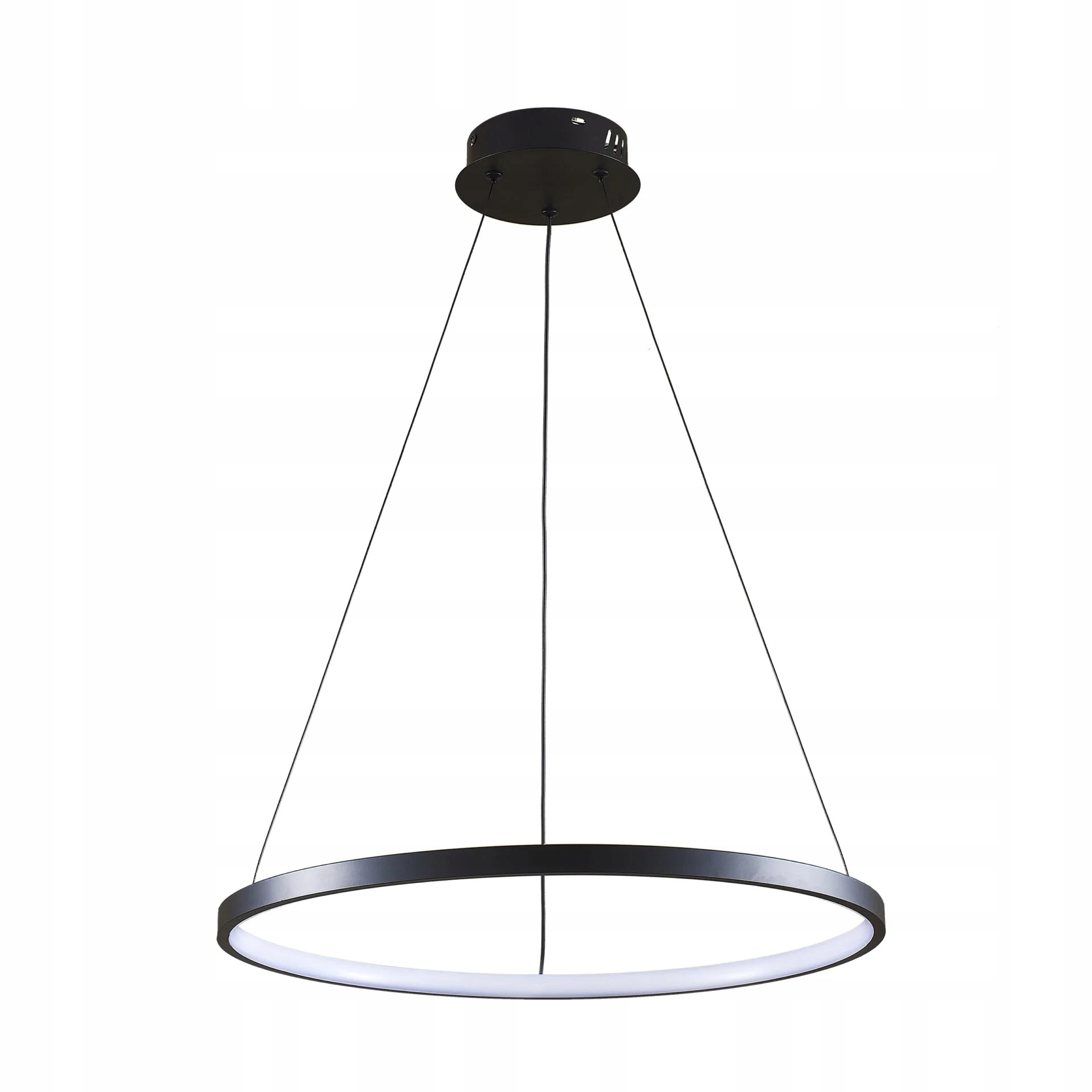 lampa wisząca Czarna zintegrowane Led nowoczesna do wnętrz 4000K