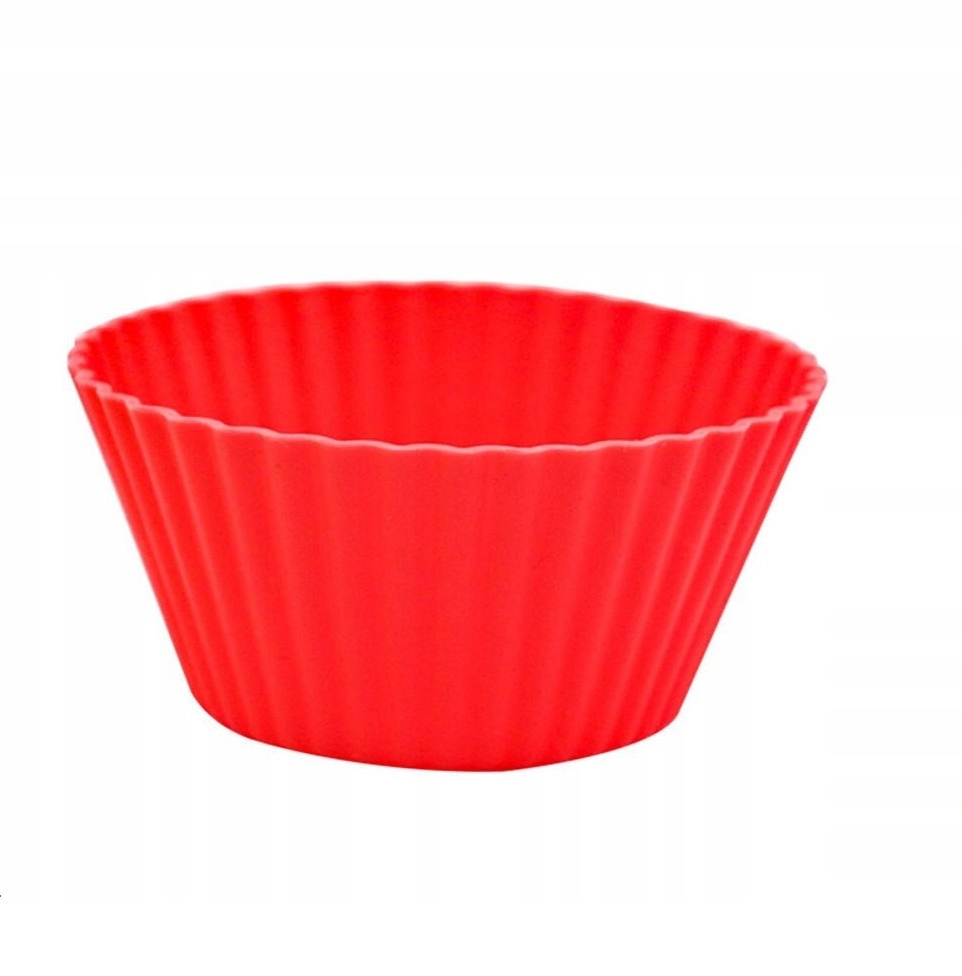 

Silikonowa forma Foremka ciasto Muffinki Czerwona