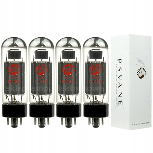 EL34C 6CA7 Psvane 4 ks vybraná štvorka