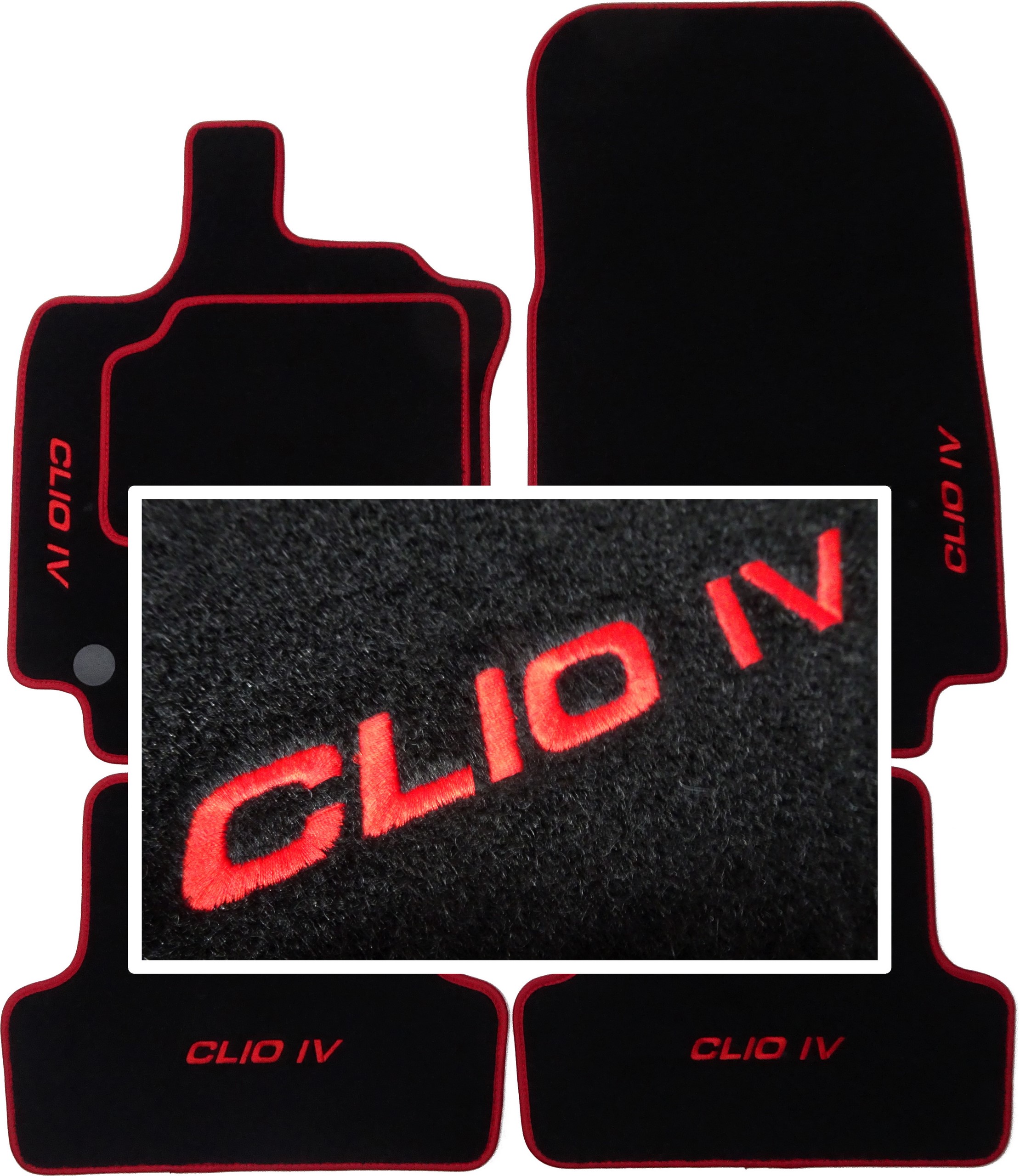 

Renault Clio IV 12-19r Dywaniki Classic Haft CH4