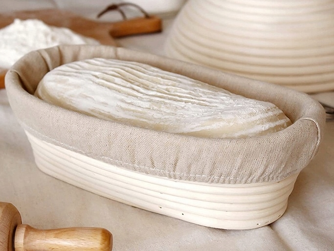 KOSZYK RATAN FORMA DO WYRASTANIA CHLEBA garowania ciasta na chleb 28cm Marka inna