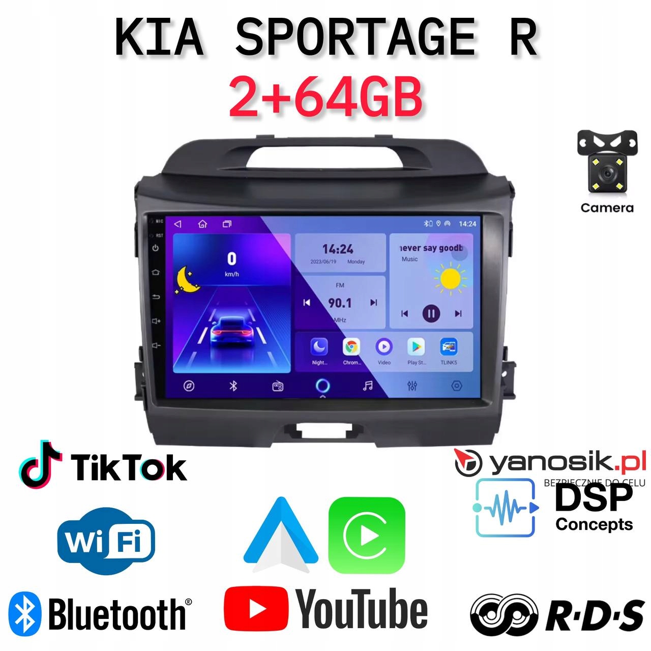 Radio Android Nawigacja Kia Sportage R (2+64GB)