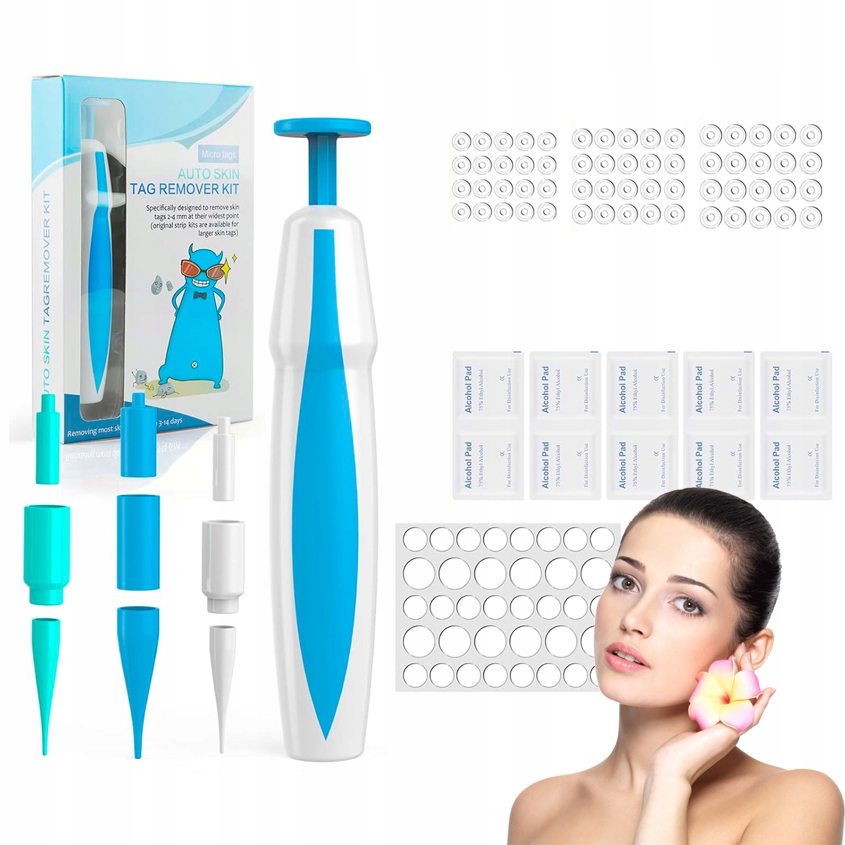 Sada Na Odstraňování Kožních Bradavic, Tag, Bezbolestné Odstranění Nárůstů