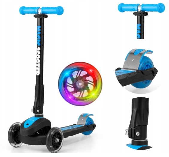 Hulajnoga dla dzieci od 3 lat Scooter Magic Blue NIEBIESKA"Milly Mally"