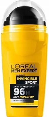 Invincible Sport L'Oréal Men Expert antiperspirant roll-on 96H 6x50ml