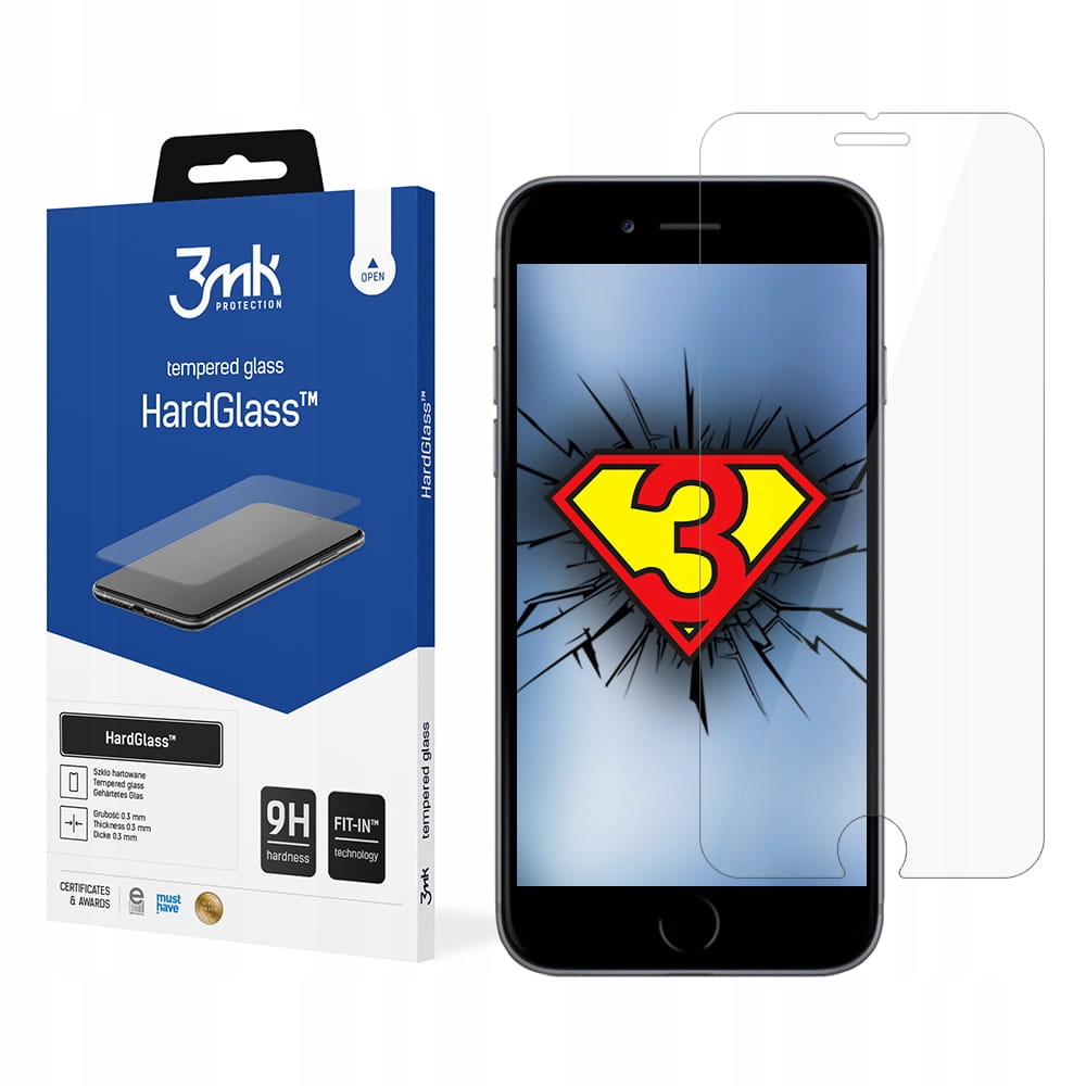 

Szkło hartowane 9H do iPhone 7 8 3mk HardGlass