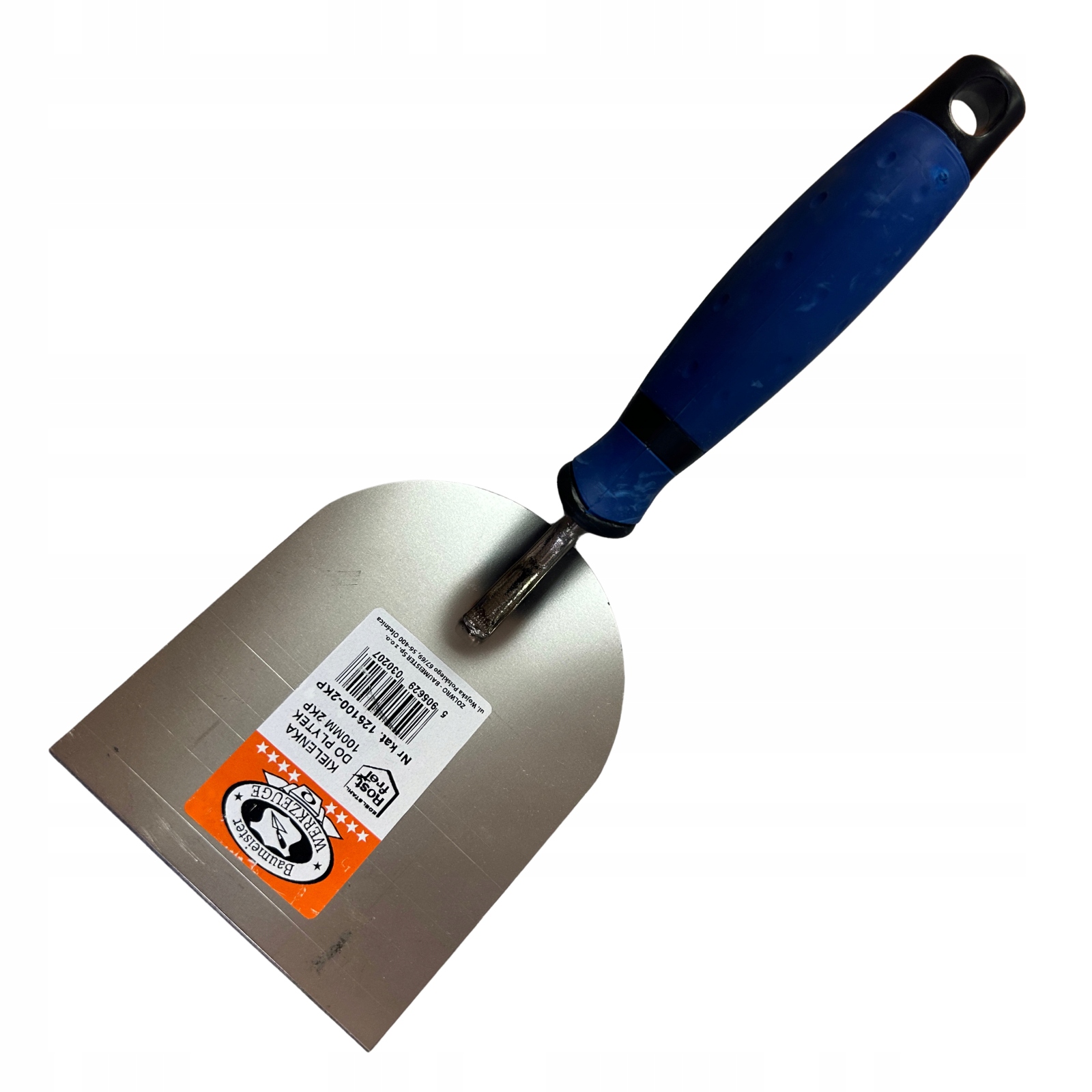 ОЛЕЙНИК ШПАТЕЛЬ ШТУКАТУРКА 100 ММ СВАРНАЯ НЕРЖАВЕЮЩАЯ СТАЛЬ