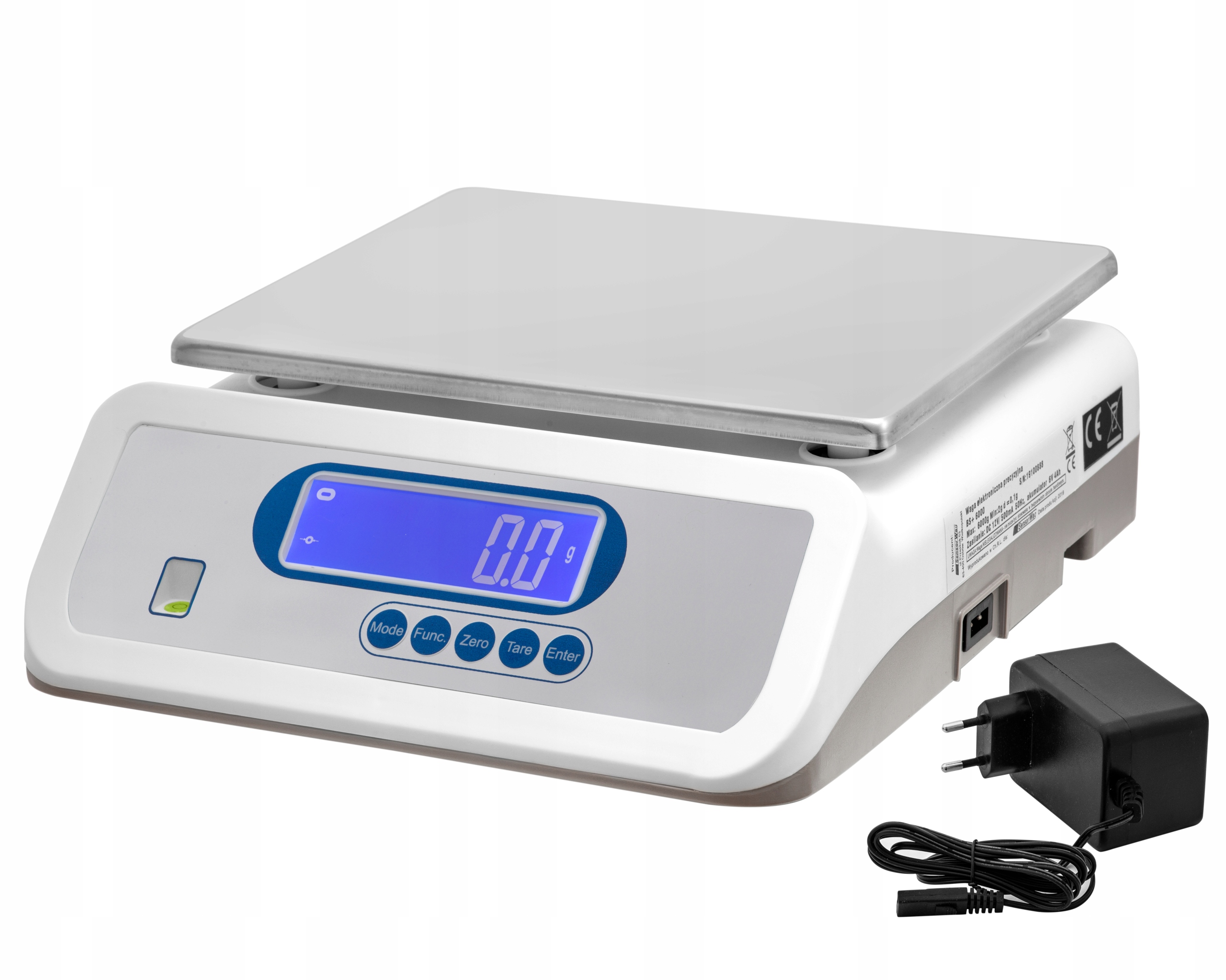 WAGA PRECYZYJNA DO 6KG ELEKTRONICZNA LABORATORYJNA 6kg LICZĄCA LCD Kod producenta BS+