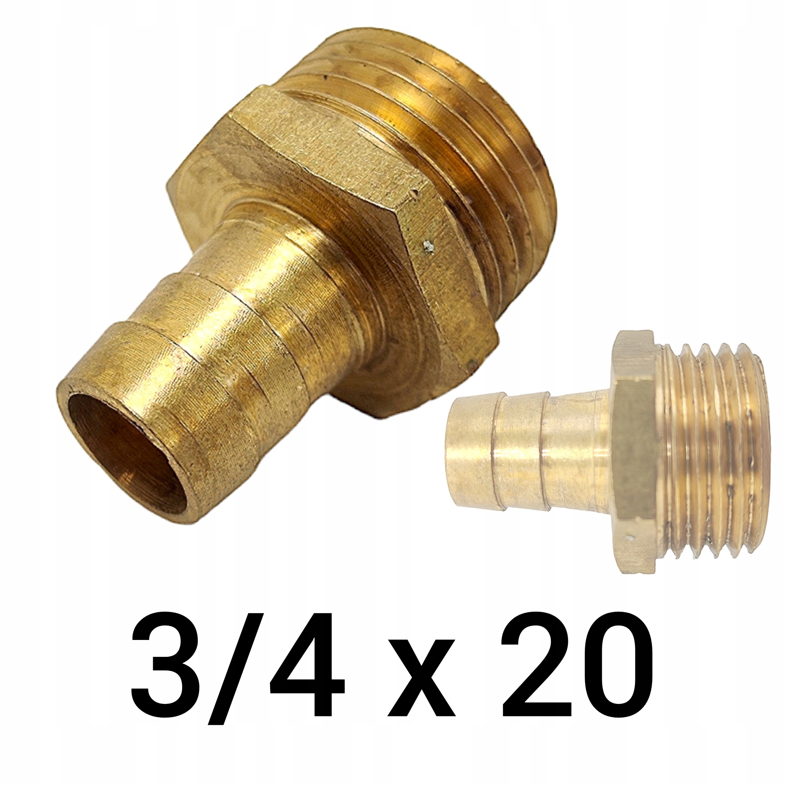 

Złączka Do Węża 3/4 X 20 MM Końcówka Króciec Gz