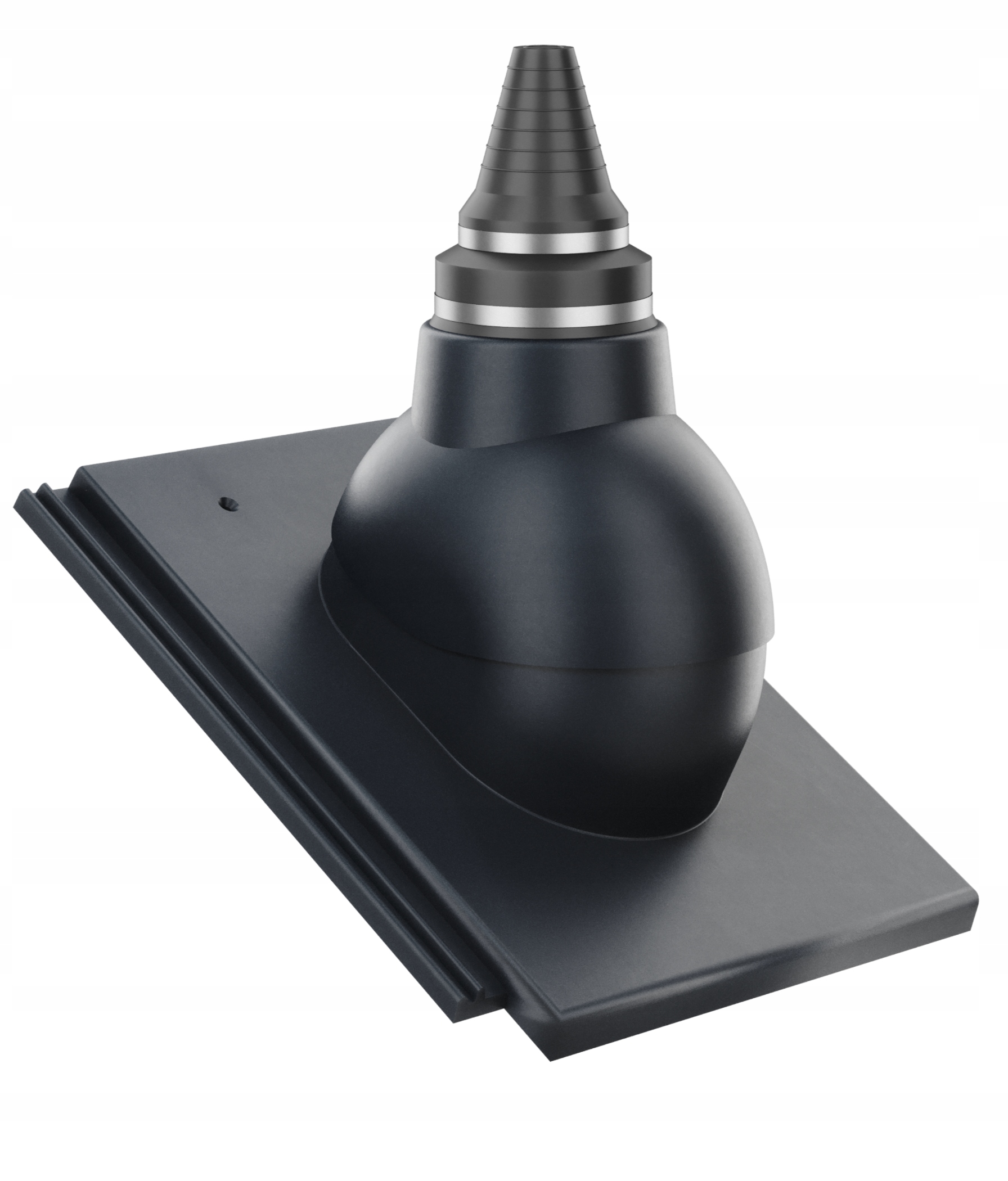 Anténní přechod pro střešní krytinu Nelskamp Planum Granit Matný