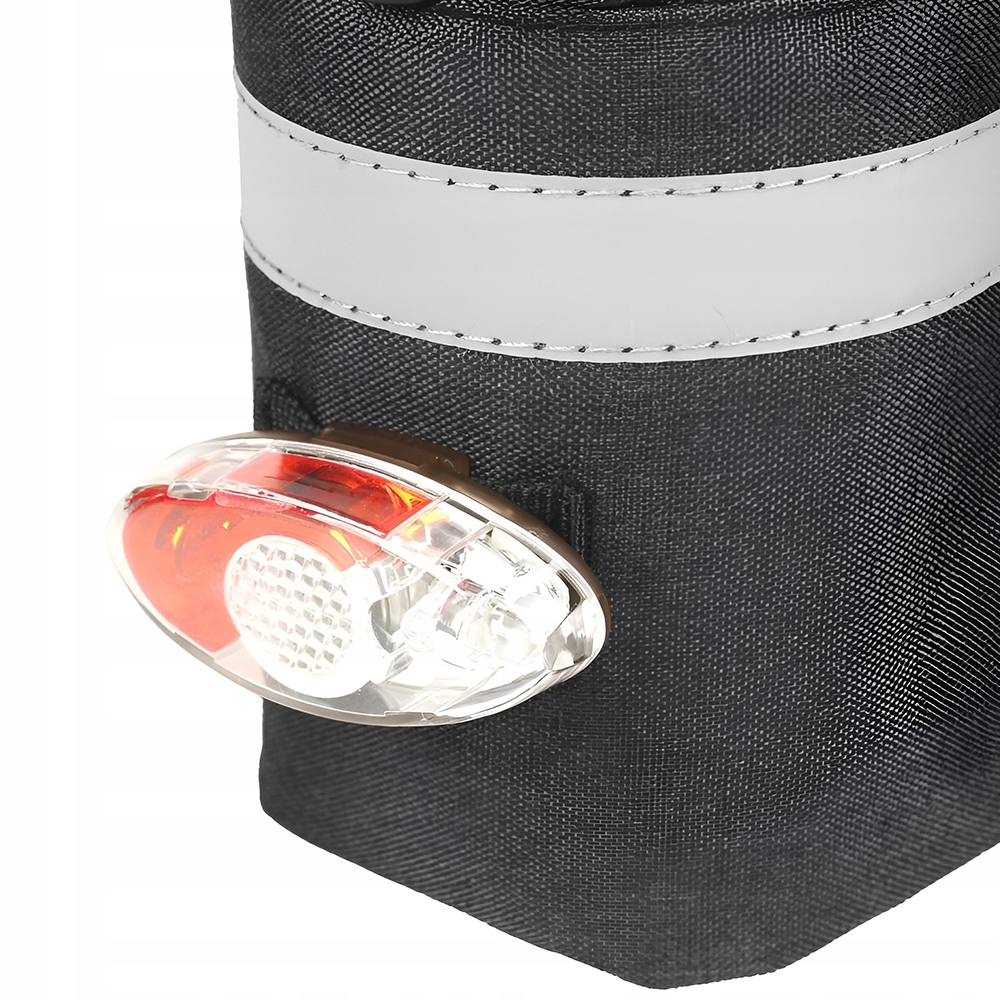 SAKWA ROWEROWA LODÓWKA TURYSTYCZNA TORBA TERMICZNA TYŁ NA BAGAŻNIK + PASEK Cechy dodatkowe elementy odblaskowe wodoszczelność